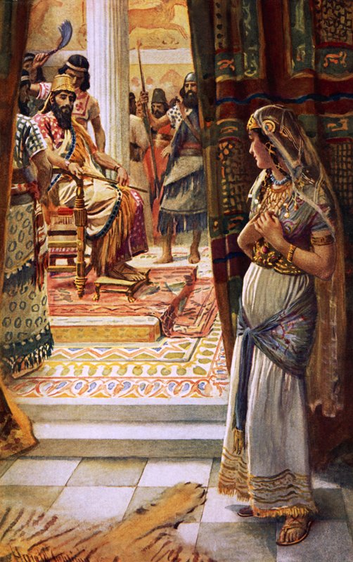 Esther od Harold Copping