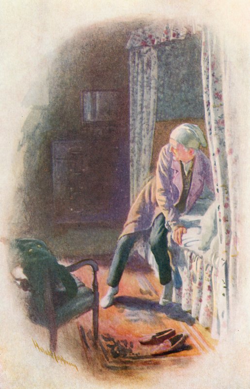 Ilustrace pro Vánoční koledu od Charlese Dickense od Harold Copping