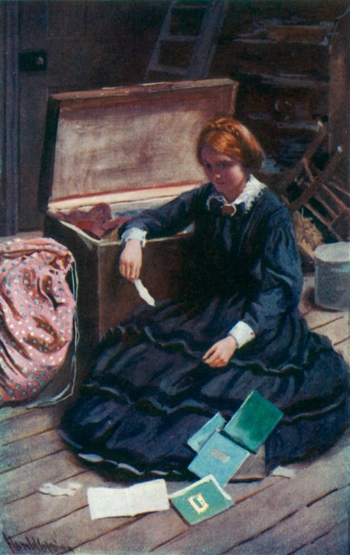 Ilustrace pro Dobré manželky Louisa M Alcott od Harold Copping