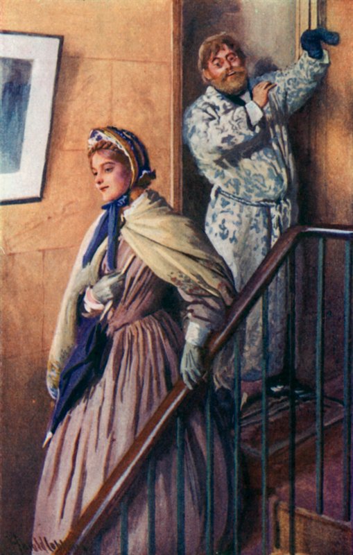 Ilustrace pro Dobré manželky Louisa M Alcott od Harold Copping