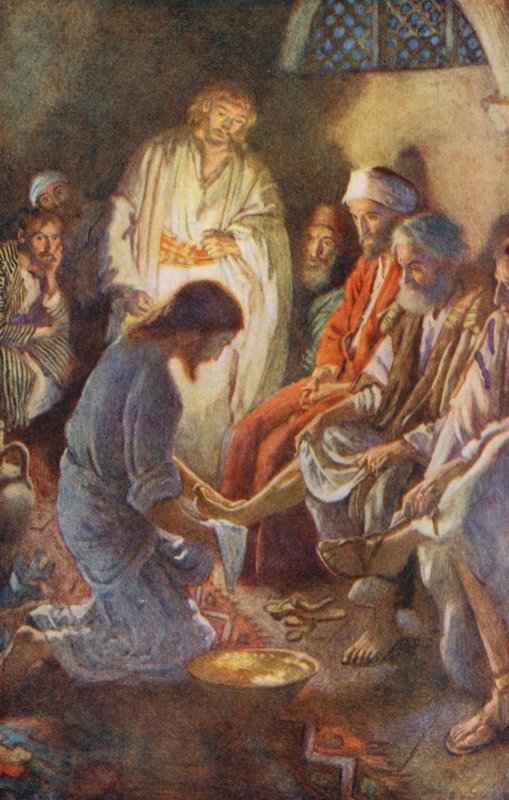 Nový zákon: (barevná litografie) od Harold Copping