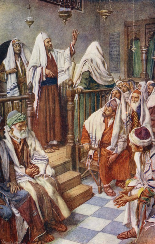 Nový zákon: Pavla (barevná litografie) od Harold Copping