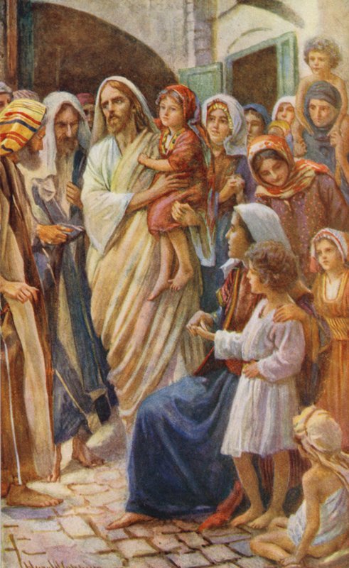 Nový zákon: (barevná litografie) od Harold Copping