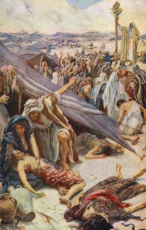 Starý zákon: (barevná litografie). od Harold Copping