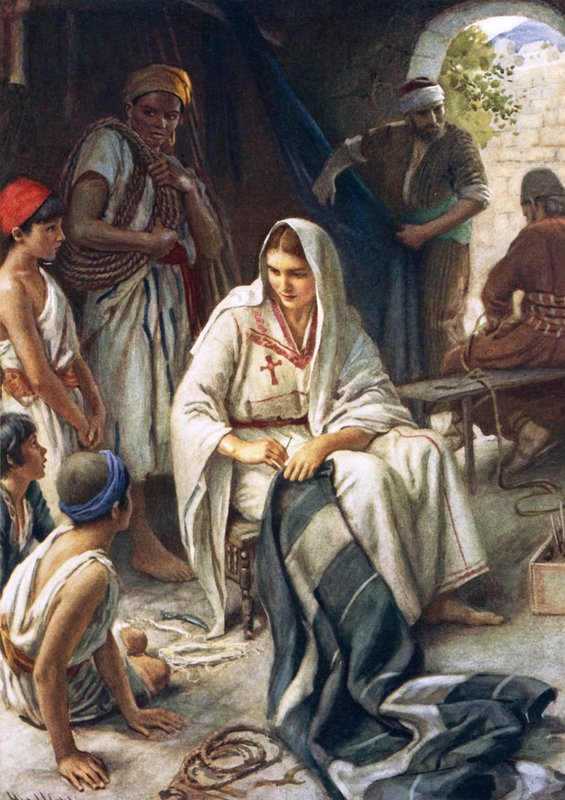 Priscilla (barevná lito) od Harold Copping