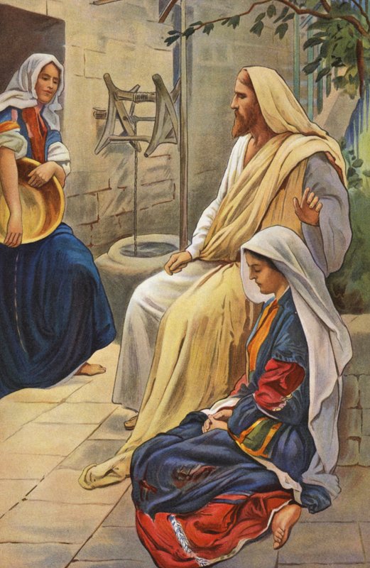 Domov Marty a Marie (barevná litografie) od Harold Copping