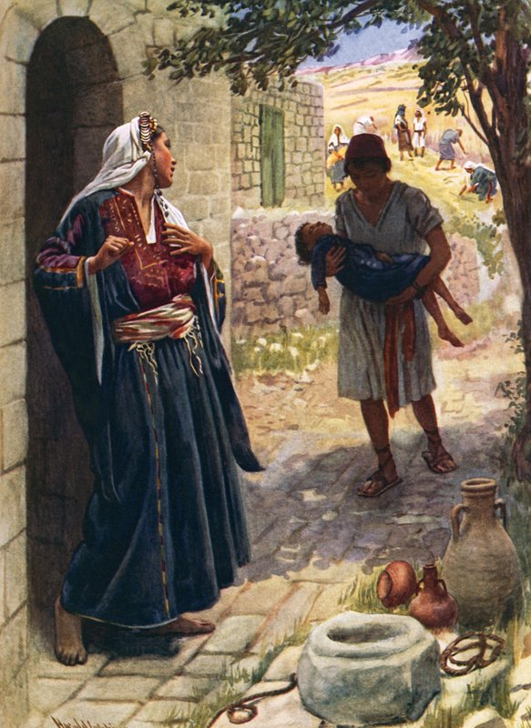 Šunamitská žena od Harold Copping