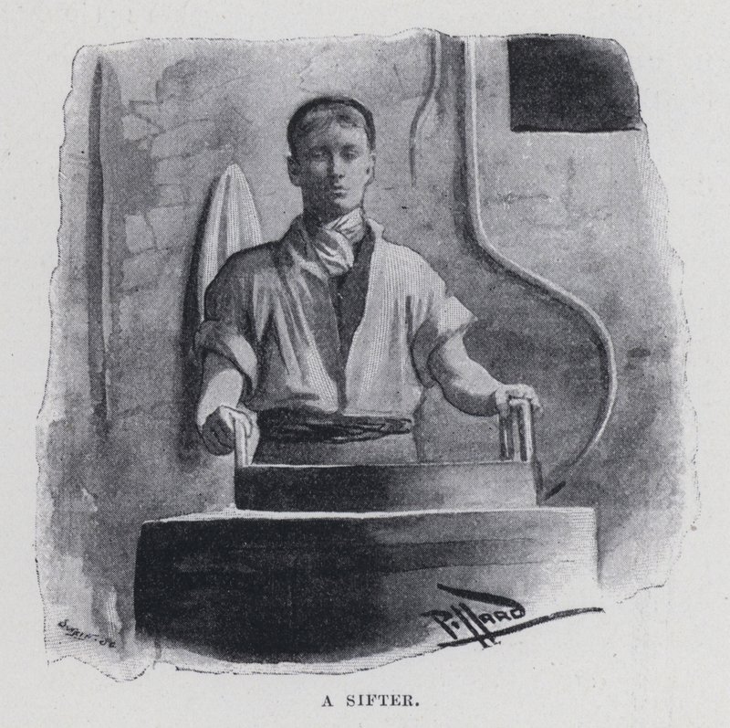 Síto (č/b foto) od Harold Hume Piffard