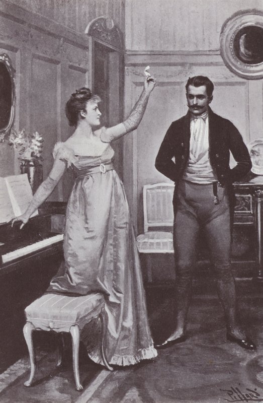 Ilustrace pro Vanity Fair od Williama Makepeace Thackeraye (litho) od Harold Hume Piffard