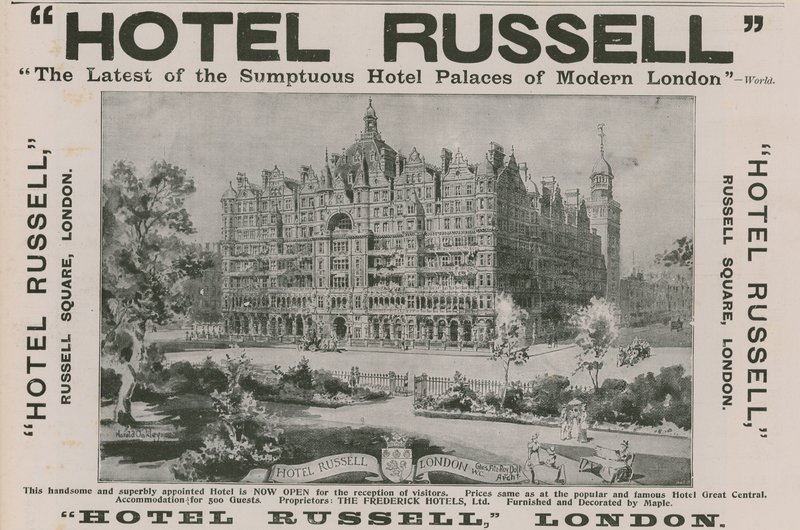 Hotel Russell, Russell Square, Londýn od Harold Oakley