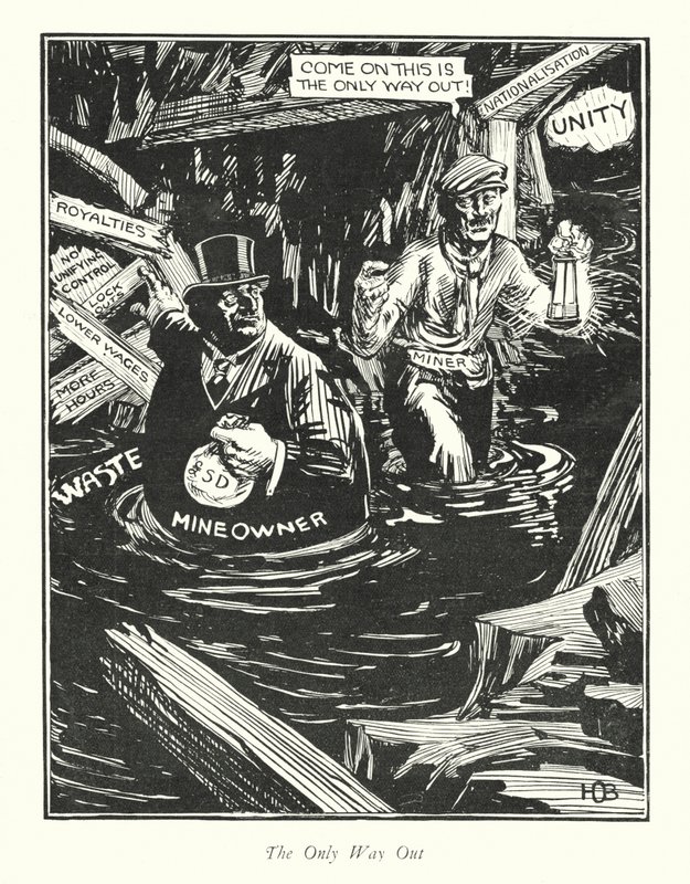 Jediná cesta ven (litografie) od Harold Outram Batho