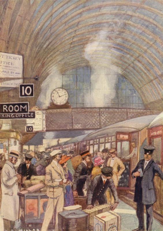 Nádraží Kings Cross od Harold Robert Millar