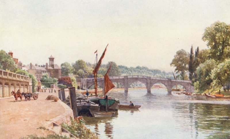 Richmond (barevná litografie) od Harold Sutton Palmer