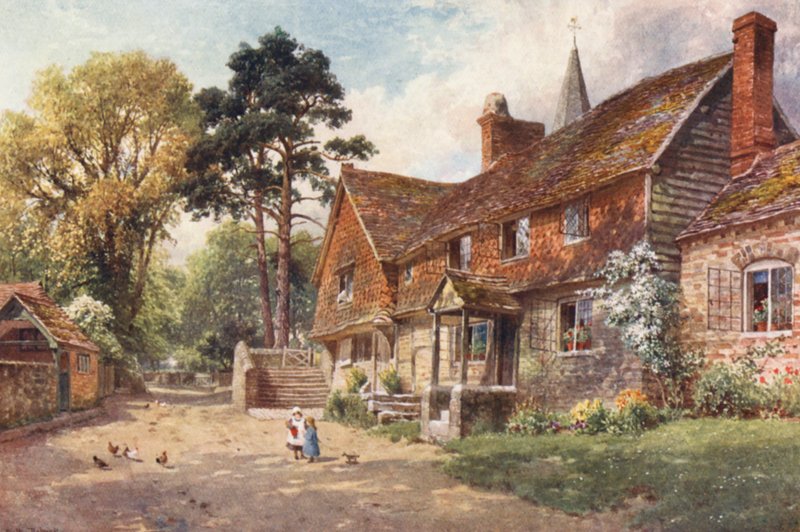 Witley (barevná litografie) od Harold Sutton Palmer