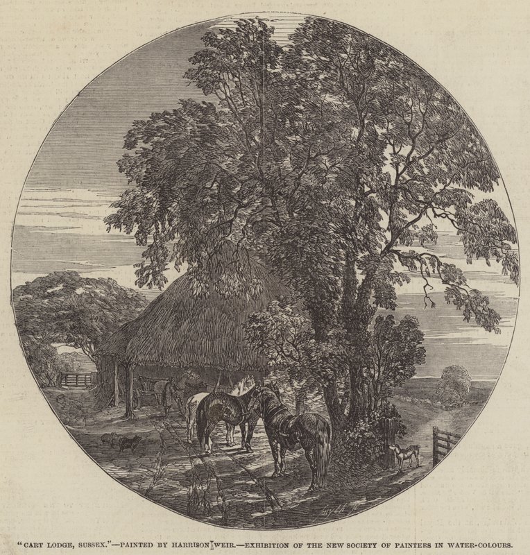 Cart Lodge, Sussex od Harrison William Weir