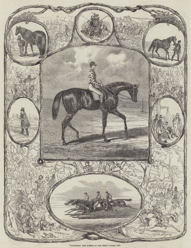 Voltigeur, vítěz Derby Stakes, 1850 od Harrison William Weir