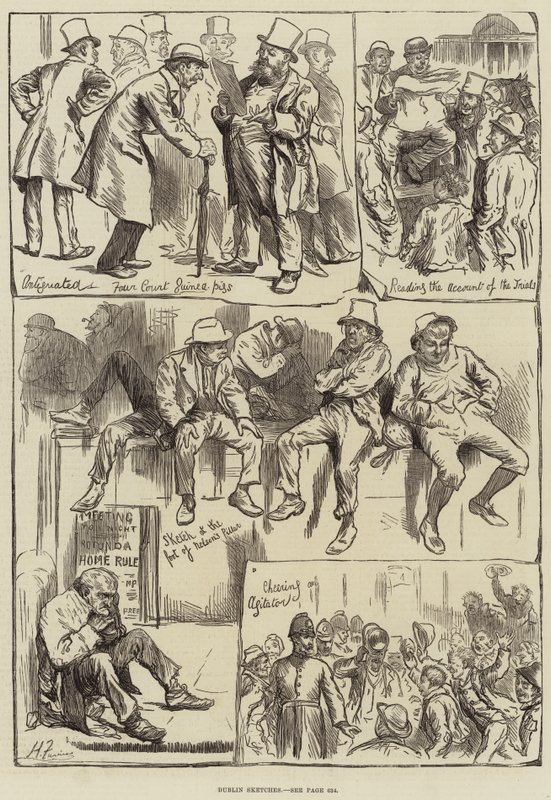 Dublinské skici od Harry Furniss