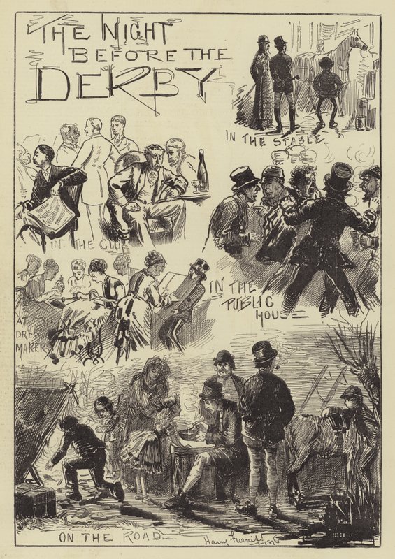 Noc před derby od Harry Furniss