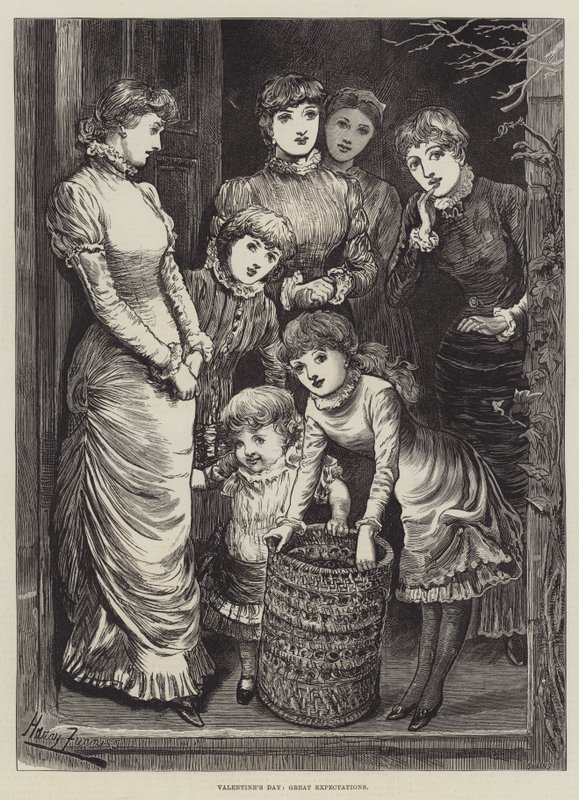Valentýn, velká očekávání od Harry Furniss