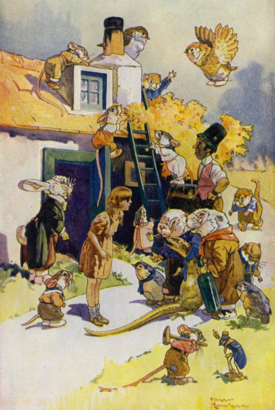 Alenka v říši divů (barevné lito) od Harry Rountree