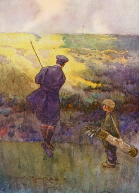 Golfová hřiště: (barevná litografie) od Harry (1878 1950) Rountree