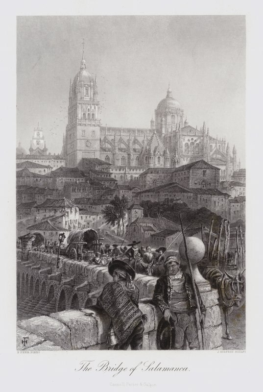 Most Salamanca (rytina) od Harry (after) Fenn