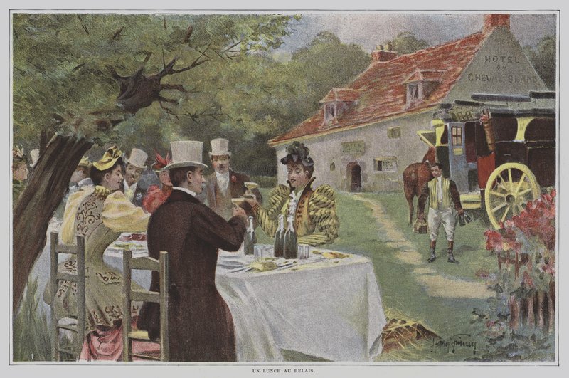 Un Lunch au Relais (oběd v restauraci u silnice) od Harry Finney