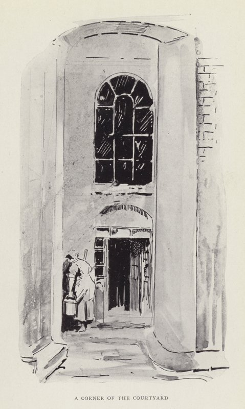 Roh nádvoří od Harry Furniss