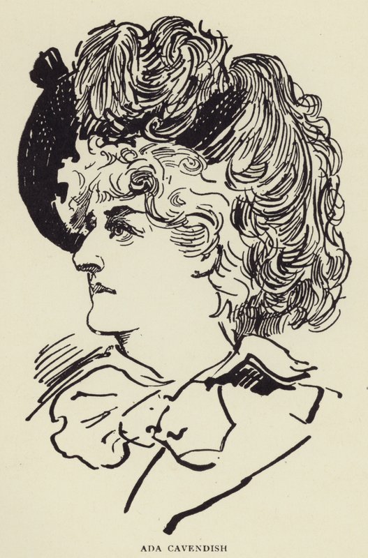 Ada Cavendishová od Harry Furniss