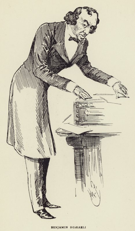Benjamin Disraeli od Harry Furniss