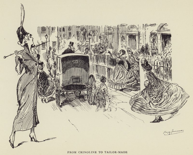 Od krinolíny k šití na míru od Harry Furniss