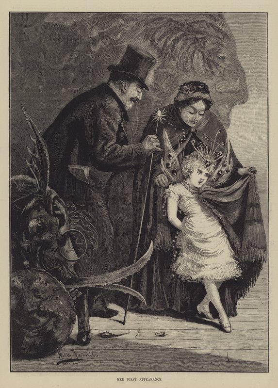 Její první vystoupení od Harry Furniss