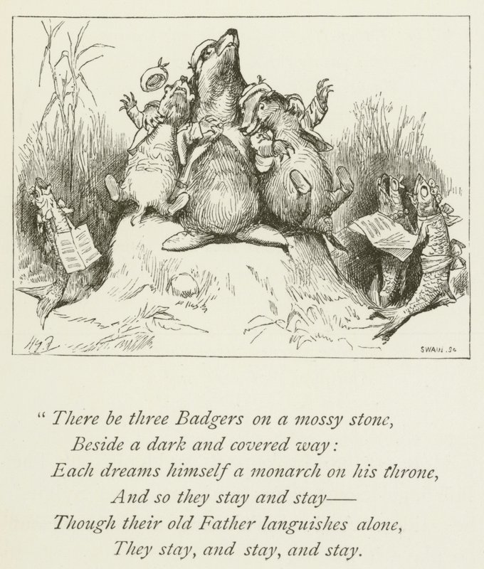 Ilustrace pro Sylvie a Bruna od Lewise Carrolla (rytina) od Harry Furniss