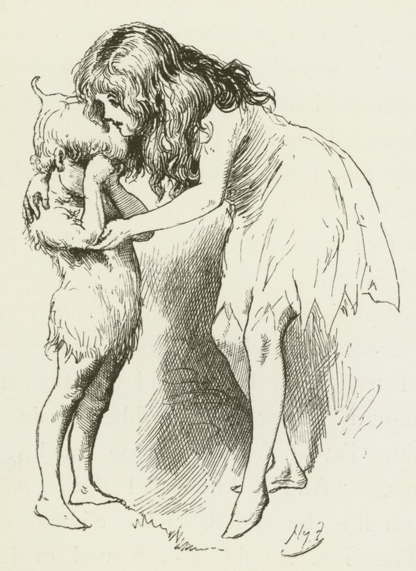 Ilustrace pro Sylvie a Bruna od Lewise Carrolla od Harry Furniss