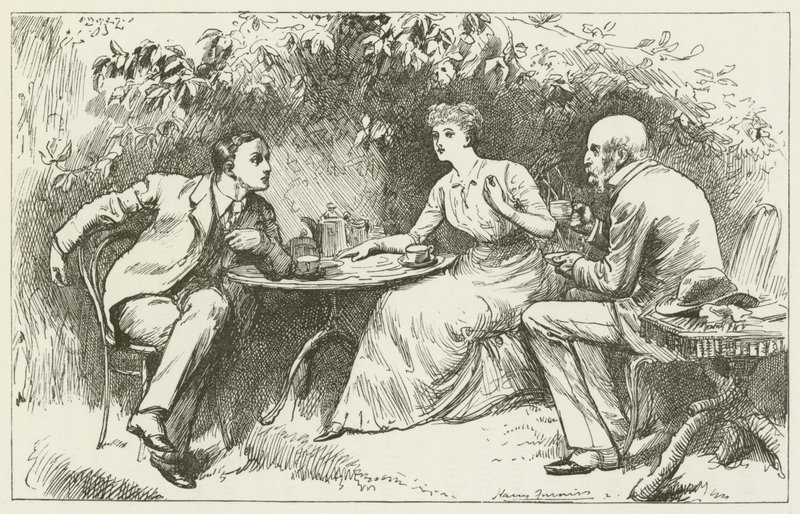 Ilustrace pro Sylvie a Bruna od Lewise Carrolla od Harry Furniss