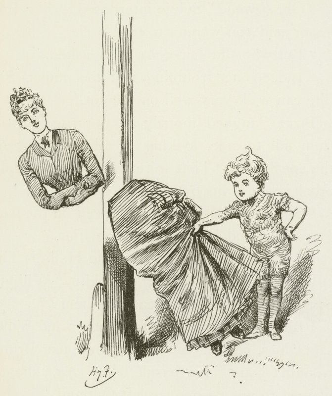 Ilustrace pro Sylvie a Bruna od Lewise Carrolla od Harry Furniss