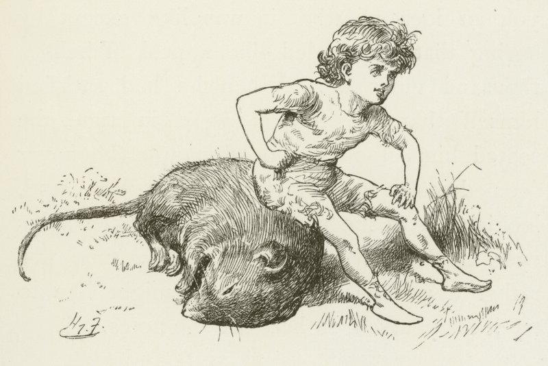 Ilustrace pro Sylvie a Bruna od Lewise Carrolla od Harry Furniss