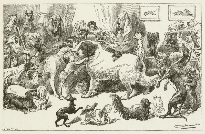 Ilustrace pro Sylvie a Bruna od Lewise Carrolla od Harry Furniss