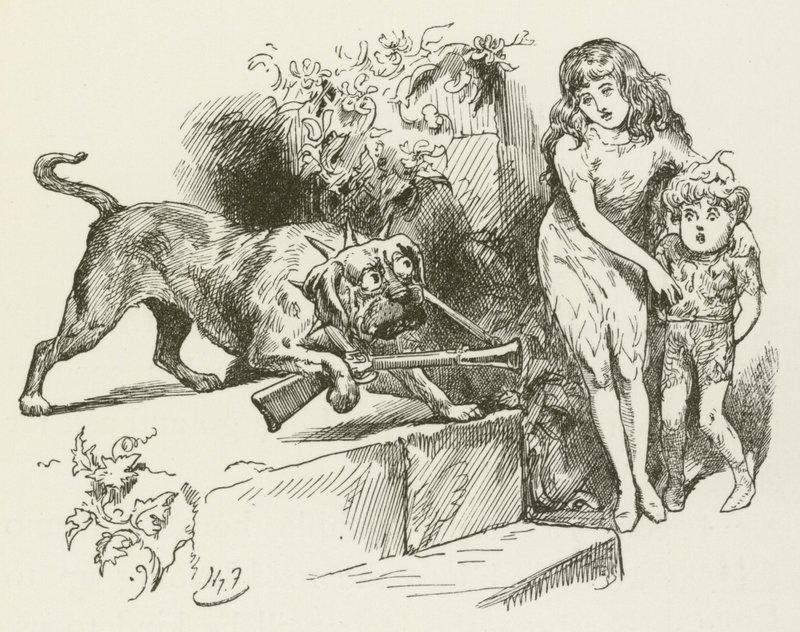 Ilustrace pro Sylvie a Bruna od Lewise Carrolla od Harry Furniss