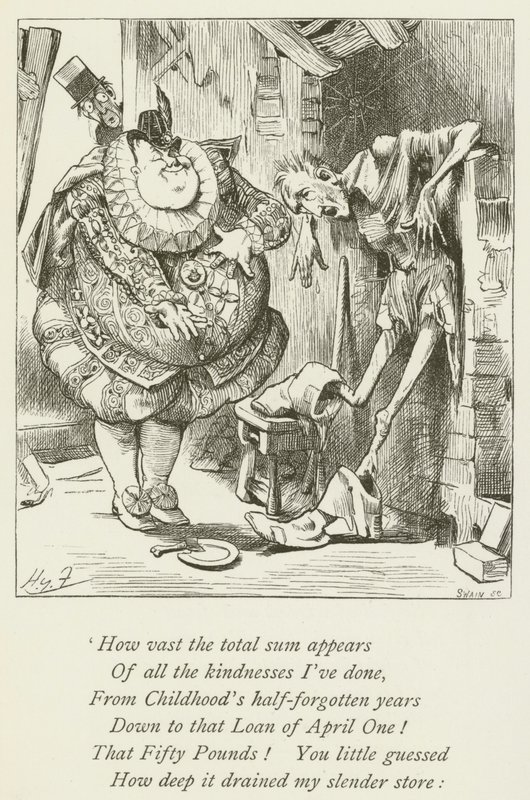 Ilustrace k filmu Sylvie a Bruno od Lewise Carrolla od Harry Furniss