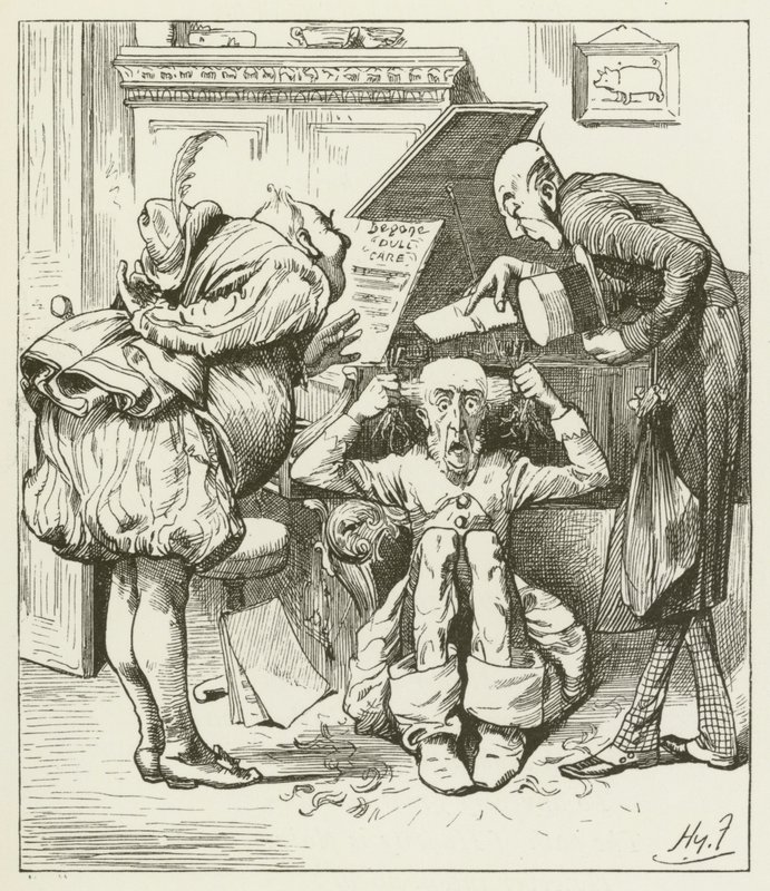 Ilustrace k filmu Sylvie a Bruno od Lewise Carrolla od Harry Furniss