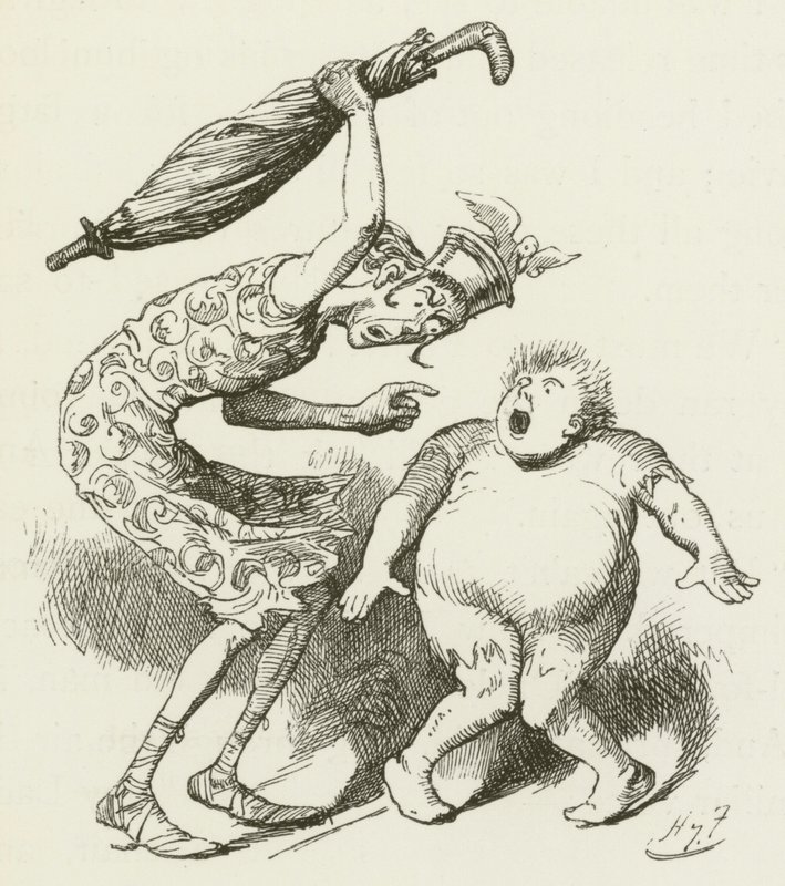 Ilustrace pro Sylvie a Bruna od Lewise Carrolla od Harry Furniss