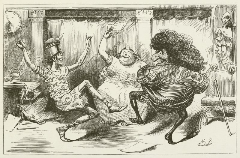 Ilustrace pro Sylvie a Bruna od Lewise Carrolla od Harry Furniss
