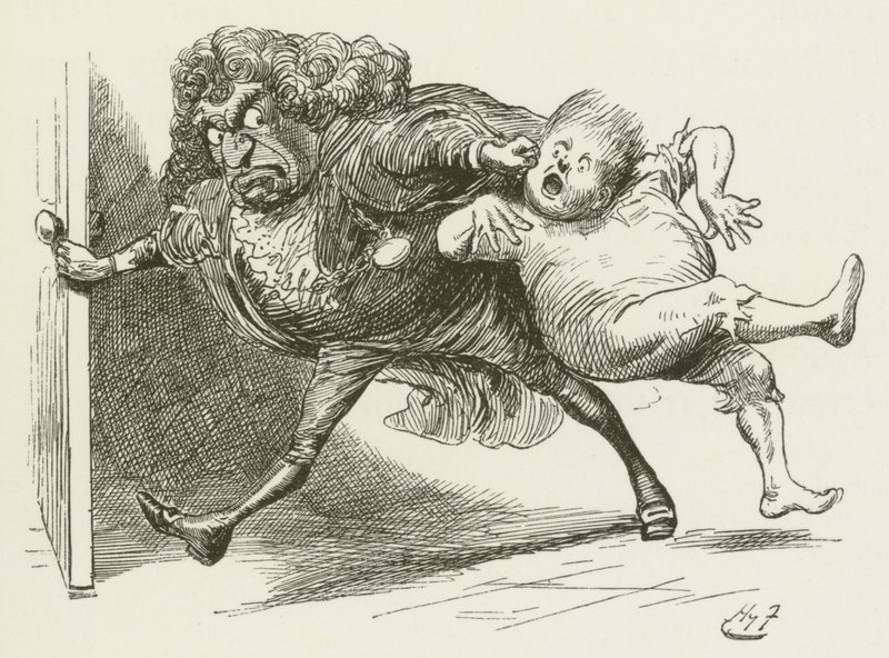 Ilustrace pro Sylvie a Bruna od Lewise Carrolla od Harry Furniss