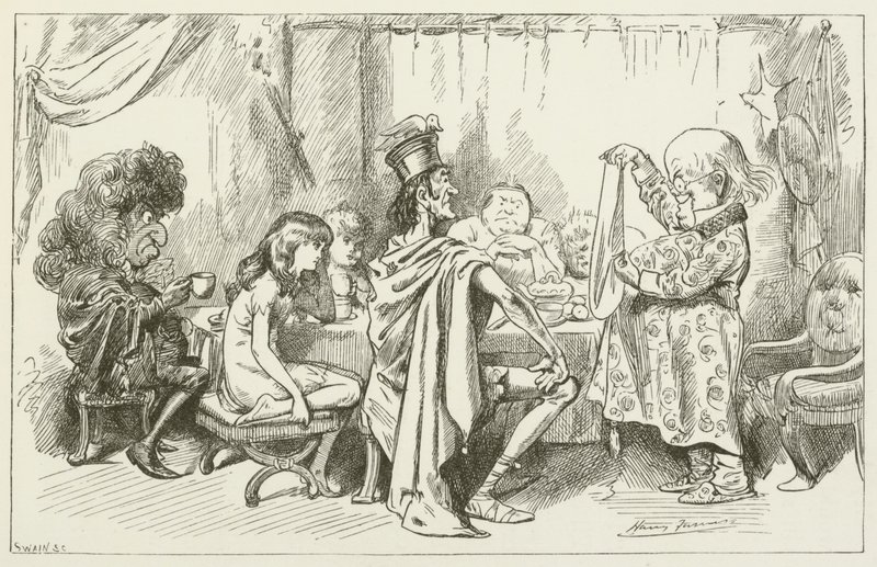 Ilustrace pro Sylvie a Bruna od Lewise Carrolla od Harry Furniss