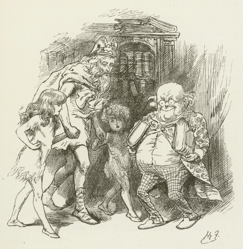 Ilustrace pro Sylvie a Bruna od Lewise Carrolla od Harry Furniss