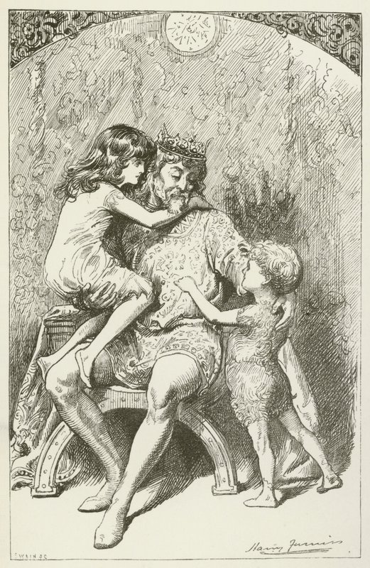 Ilustrace pro Sylvie a Bruna od Lewise Carrolla od Harry Furniss