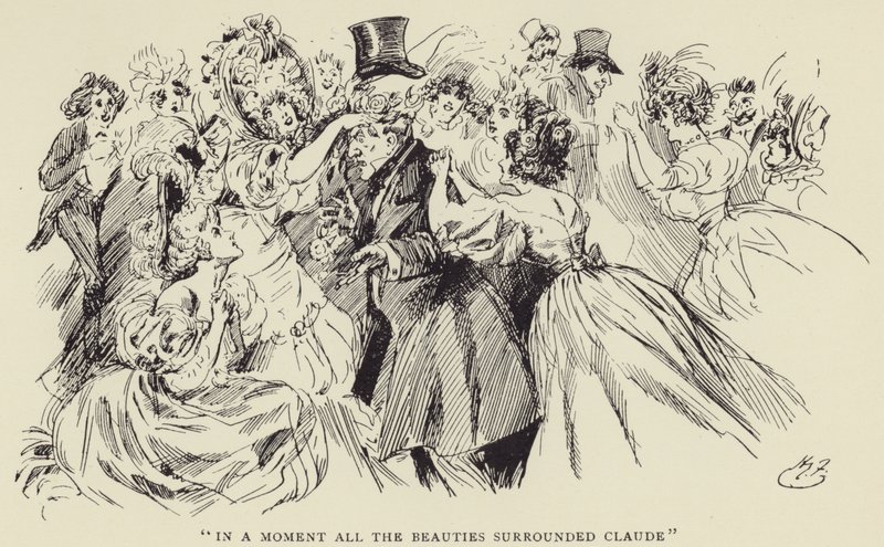 Za okamžik všechny Krásky Clauda obklopily od Harry Furniss