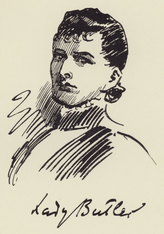 Lady Butlerová od Harry Furniss