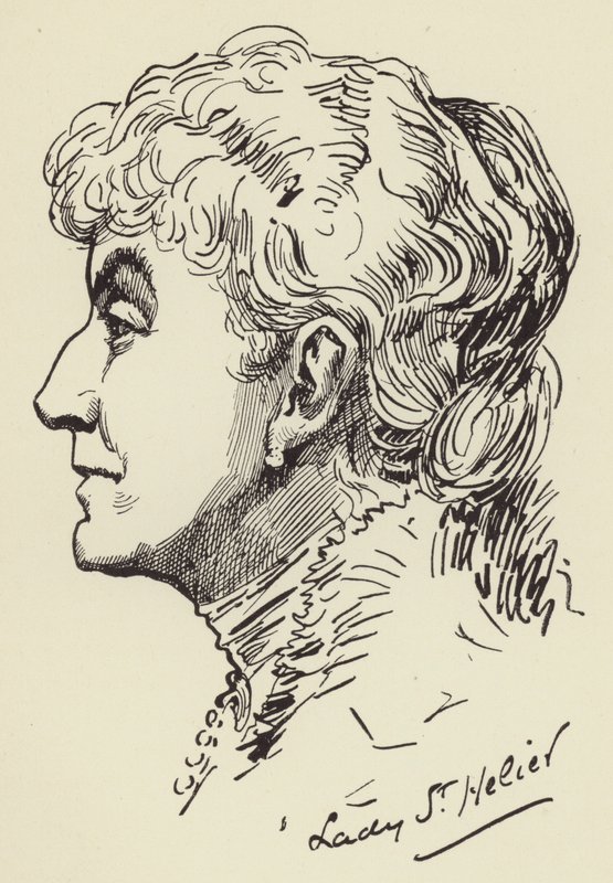 Lady St Helier od Harry Furniss